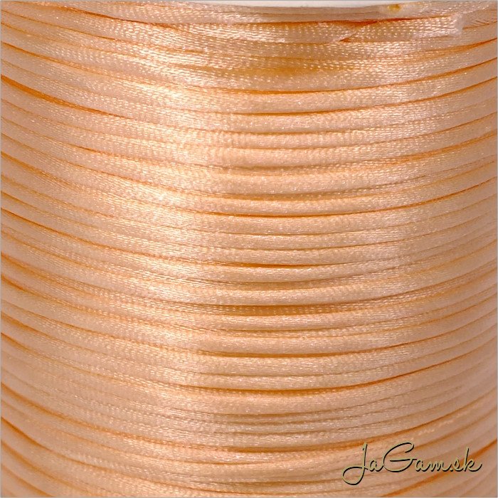 Nylonová šnúrka 1mm, marhuľová - 1m (1016)